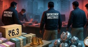ईडी का बड़ा एक्शन: Earth Infrasuctures Ltd पर छापेमारी, 13.8 करोड़ रुपये नकद व जेवर बरामद, 2024 करोड़ की ठगी का खुलासा